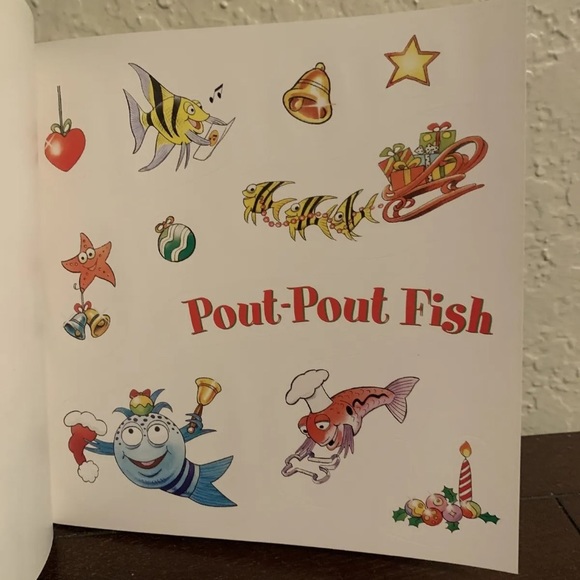 Pout-Pout Fish: Christmas Spirit New Includes 2 Pages Of Stickers - Picture 3 of 4